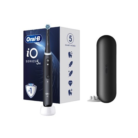 Oral-B | iO5 | Electric Toothbrush | Rechargeable | For adults | ml | Number of heads | Matt Black | Number of brush heads inclu